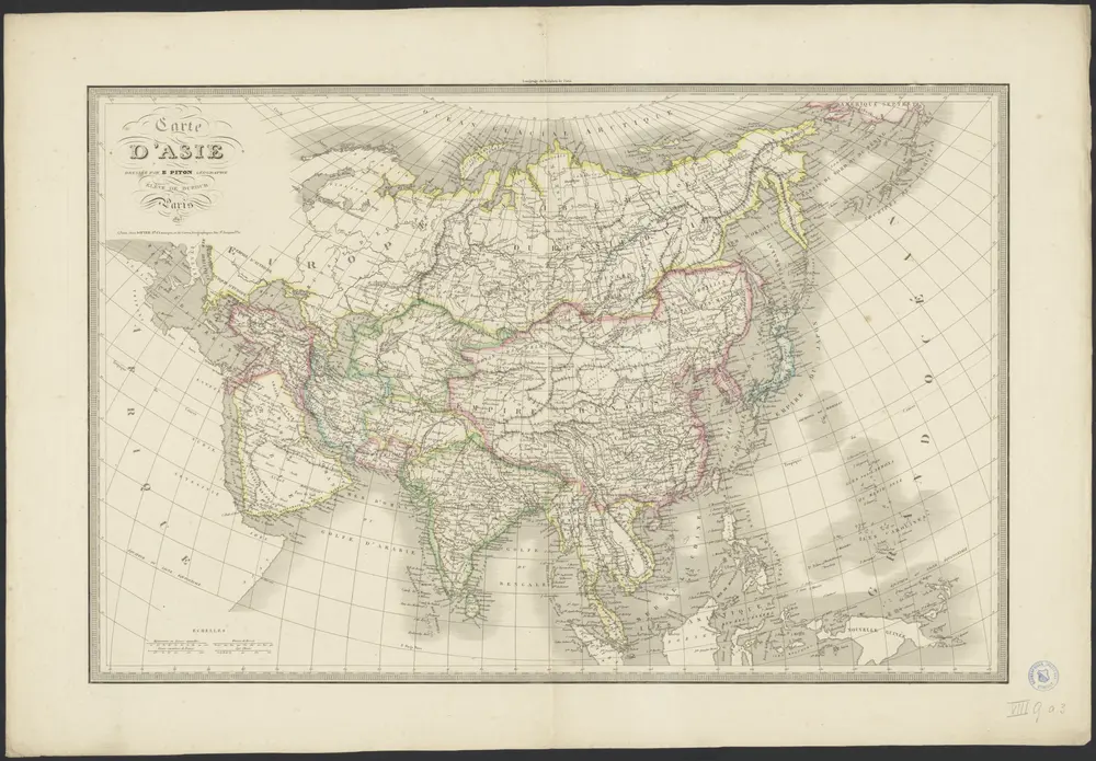 Carte d'Asie