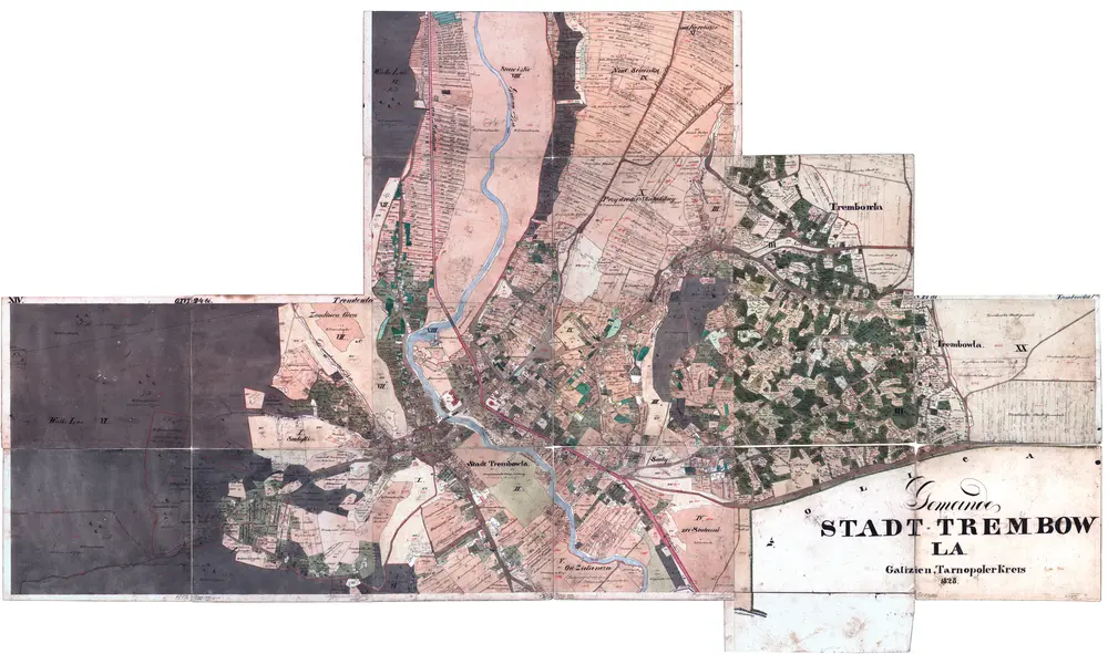 Trembowla. 1828. Cadastre.jpg