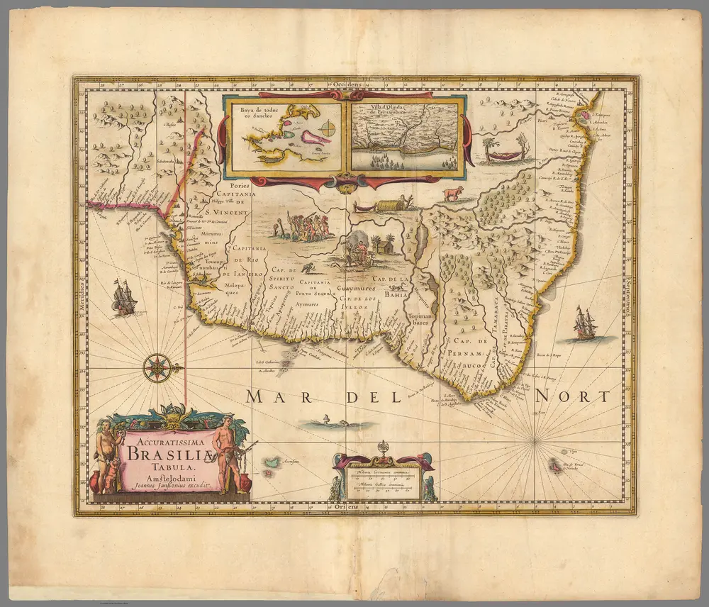 Accuratissima Brasiliae tabula