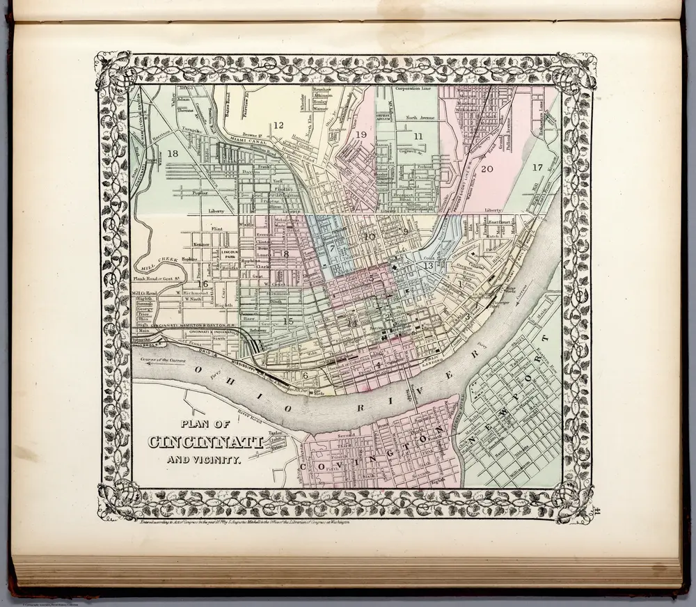 Plan of Cincinnati and vicinity