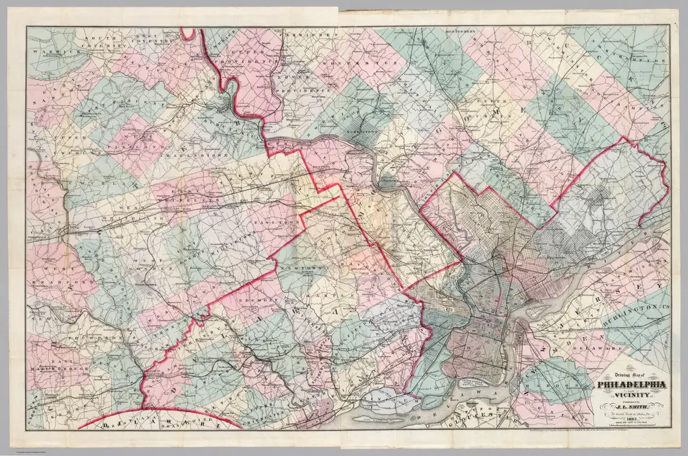 Composite: Driving Map of Philadelphia And Vicinity