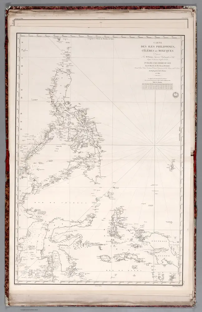 Carte des Iles Philippines, Célèbes et Moluques