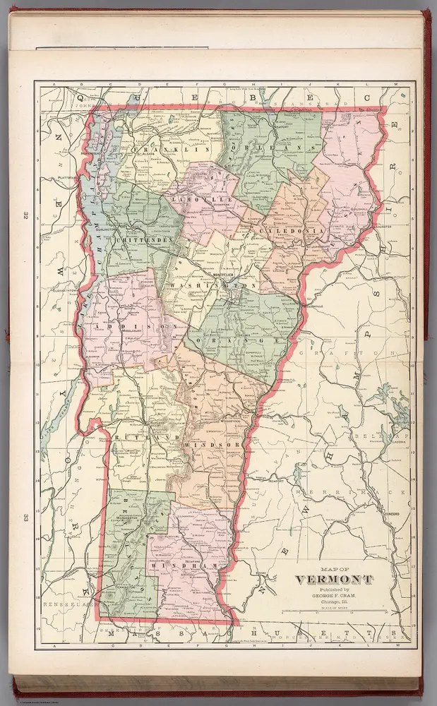 Map of Vermont