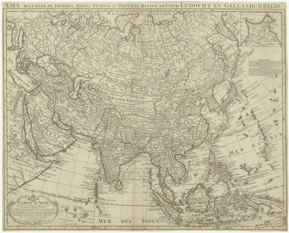 Carte d'Asie