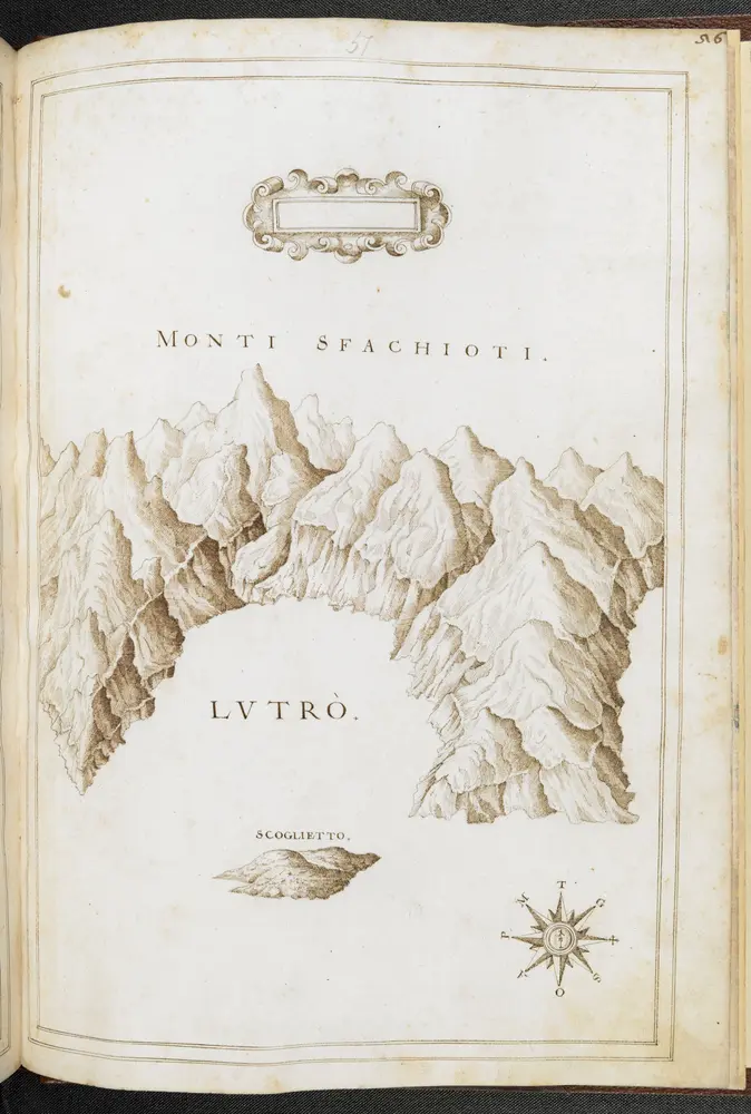 [Untitled manuscript atlas of Crete by Francesco Basilicata in 1612].