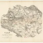 Plan zum Treffen bei Jičin 29. Juni 1866