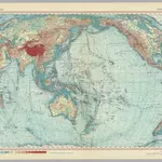 Pacific and Indian Ocean.  Pergamon World Atlas.