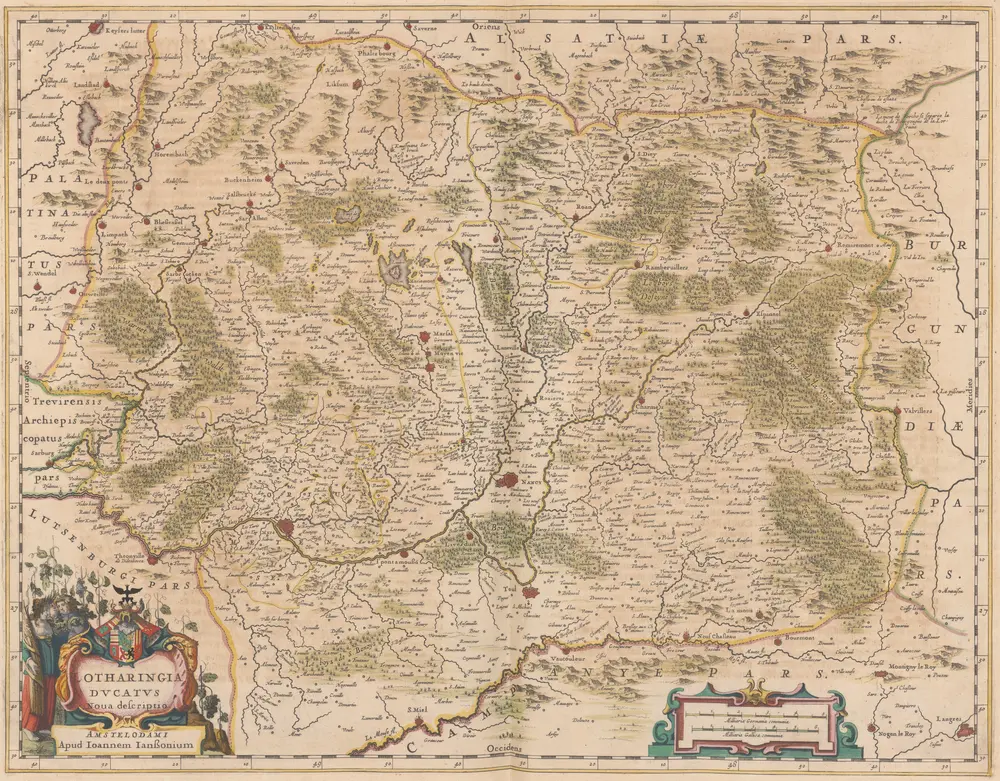 Lotharingia Ducatus Nova descriptio. [Karte], in: Novus atlas absolutissimus, Bd. 4, S. 80.