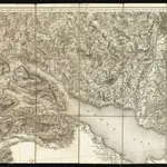 HStAS N 100_Nr. 347_ : "Carte topographique de l'Ancienne Souabe et d'une portion des pays limitrophes / commencée en 1801 par les soins du général Moreau ; exécutée au Dépôt de la Guerre, à l'Echelle d'un Mètre pour 100.000 Mètres et publiée par autorisation de Sa Majesté, sous le Ministère de S.E.M. le Marquis de Gouvion Saint-Cyr"