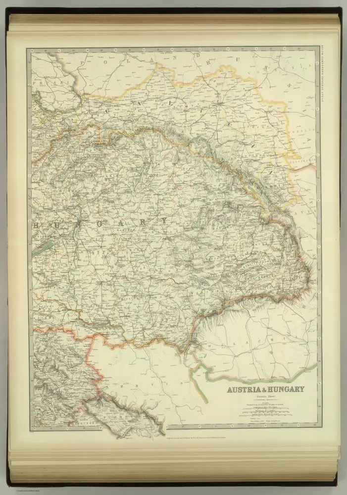 Austria & Hungary (eastern sheet).