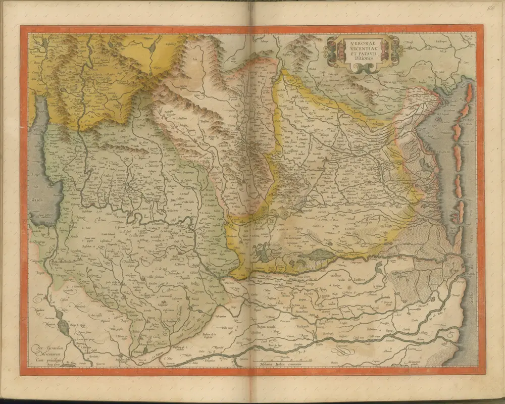 mapa z atlasu "Atlas Sive Cosmographicae Meditationes De Fabrica Mvndi Et Fabricati Figvra. Denuo auctos"