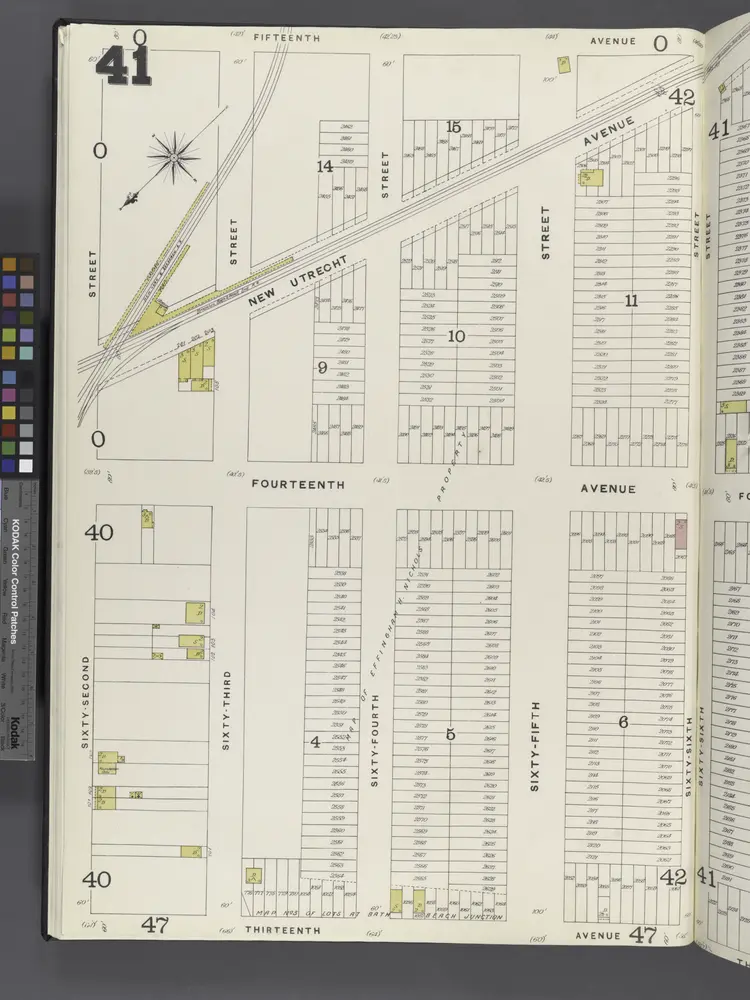 Brooklyn Vol. A Plate No. 41 [Map bounded by 62nd St., 15th Ave., 66th St., 13th Ave.]