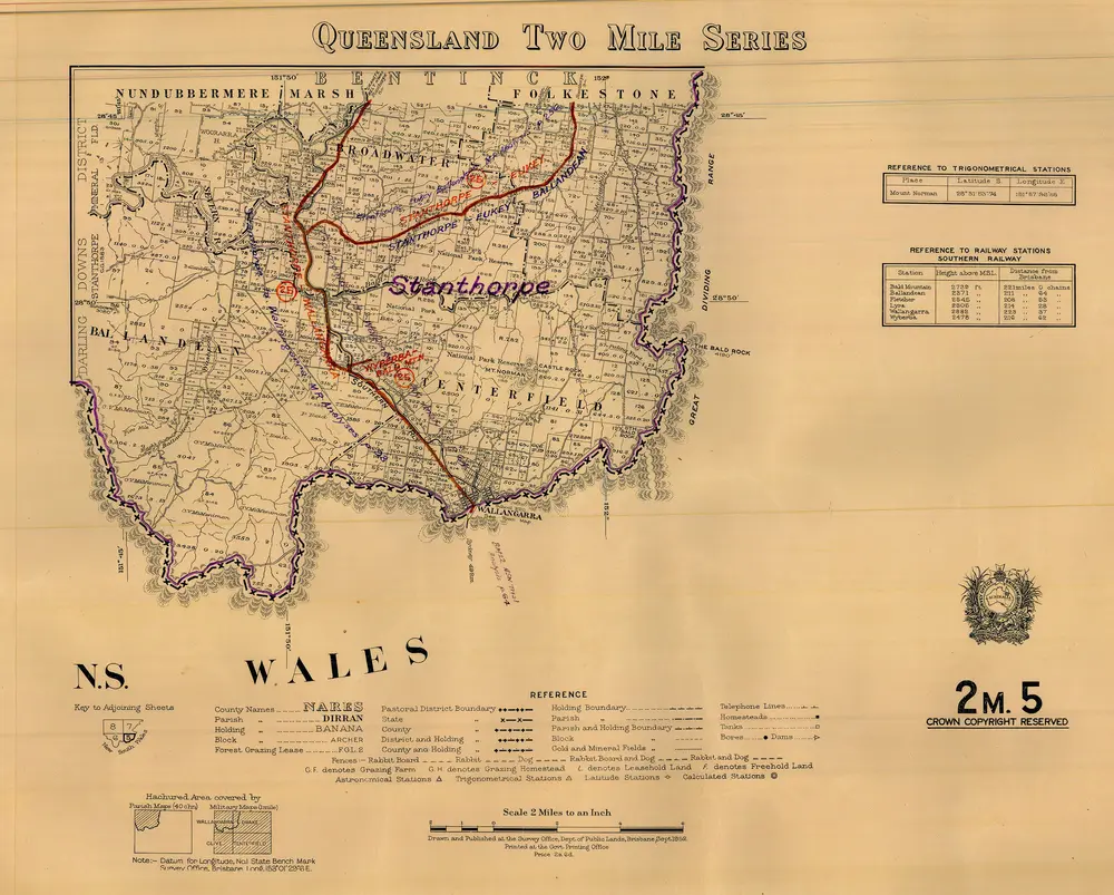 Queensland Two Mile series sheet 2m5