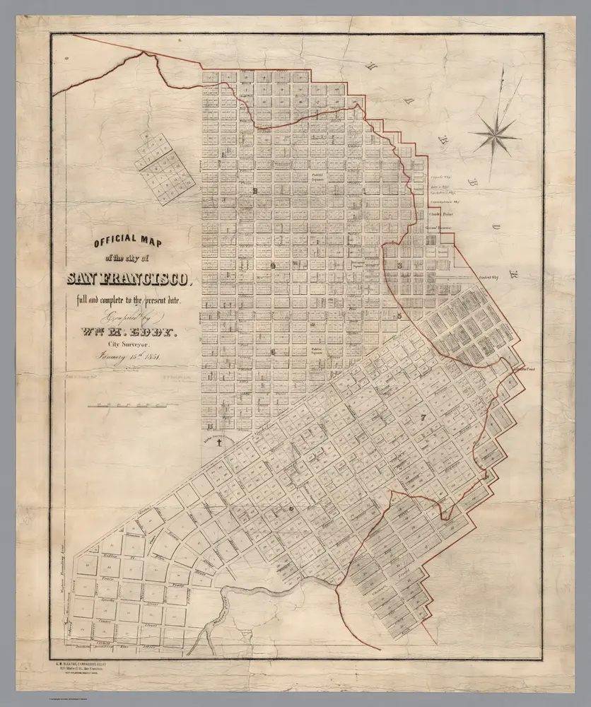 Official map of the City of San Francisco