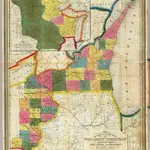 Map of the Settled Part of Wisconsin Territory.