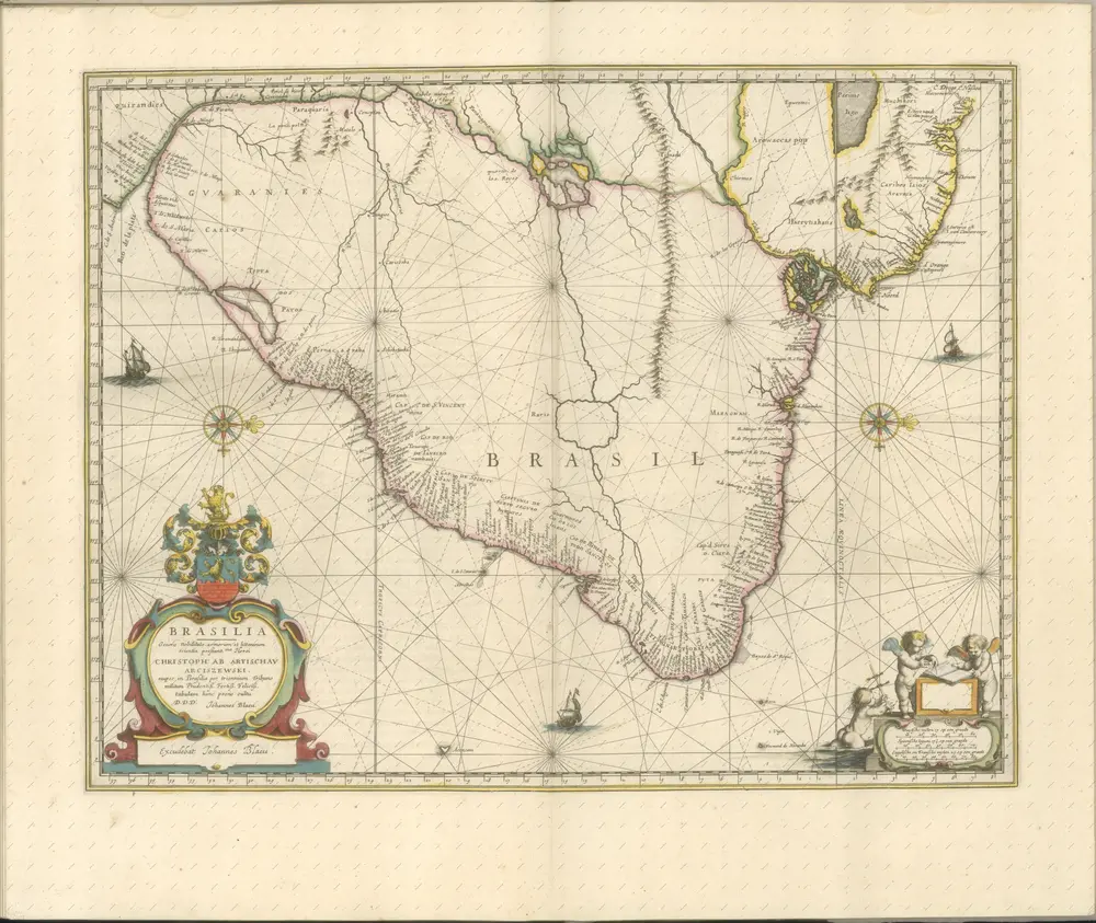 mapa z atlasu "Theatrvm orbis terrarvm, Sive Atlas novvs. Pars Secvnda."