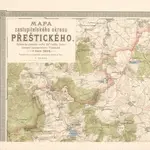 Mapa zastupitelského okresu Přeštického