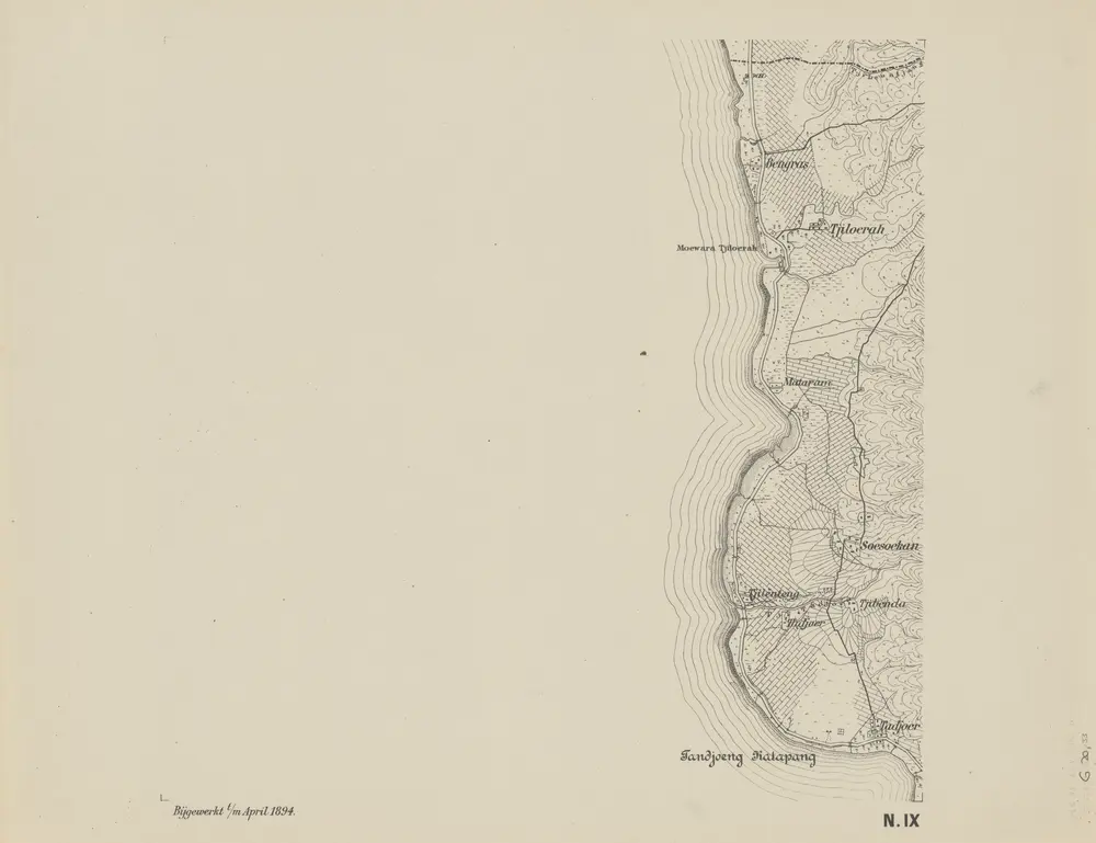 [Soesoekan] : bijgewerkt t/m April 1894 / [Topographisch Bureau]