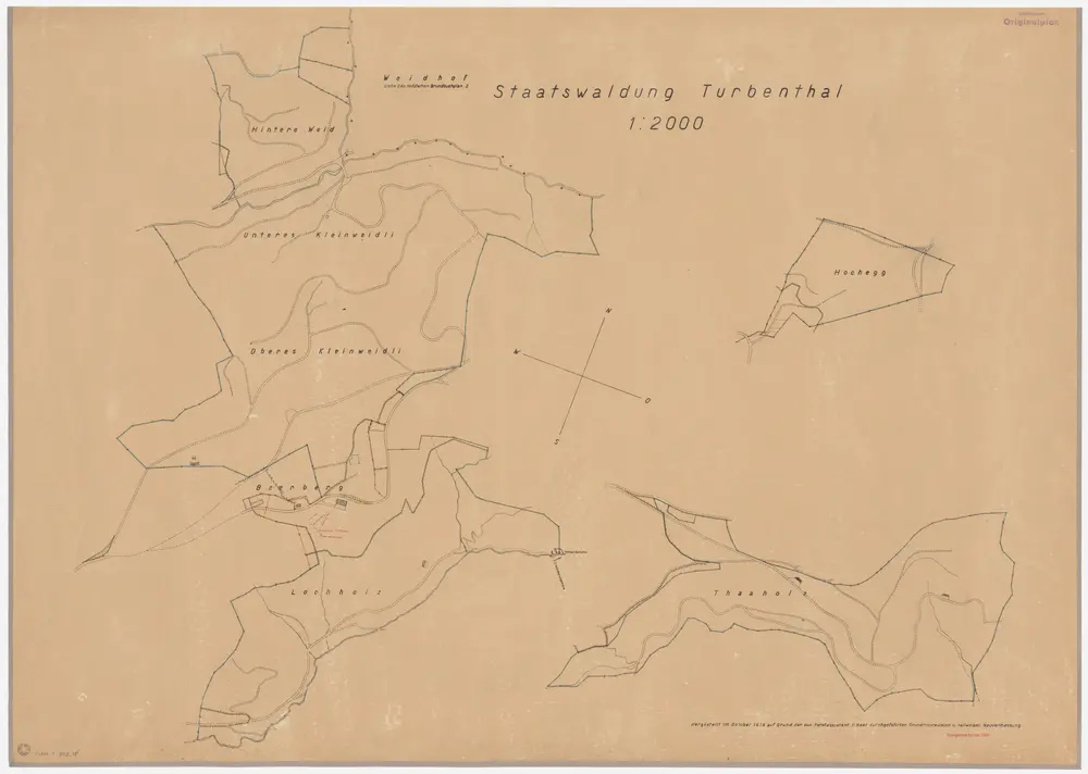 Turbenthal: Staats- und Privatwaldungen: Hintere Weid, Unteres Chliweidli (Kleinweidli), Oberes Chliweidli, Berberg (Beerberg), Lochholz, Ta (Thaaholz), Höchegg (Hochegg); Grundrisse