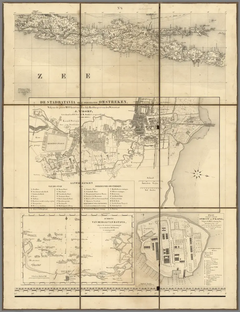 Sheet No. 6. (of) Ugemeene Kaart van Nederlandsch Oostindie  (East Indies).