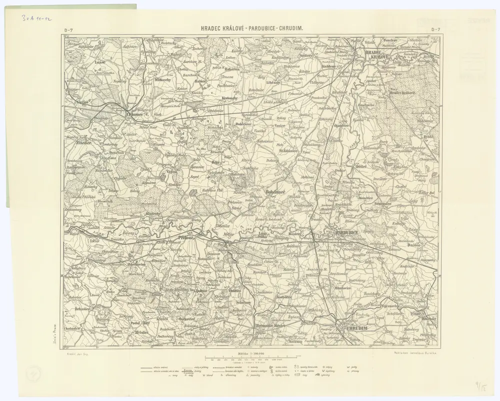 Podrobná mapa Království českého