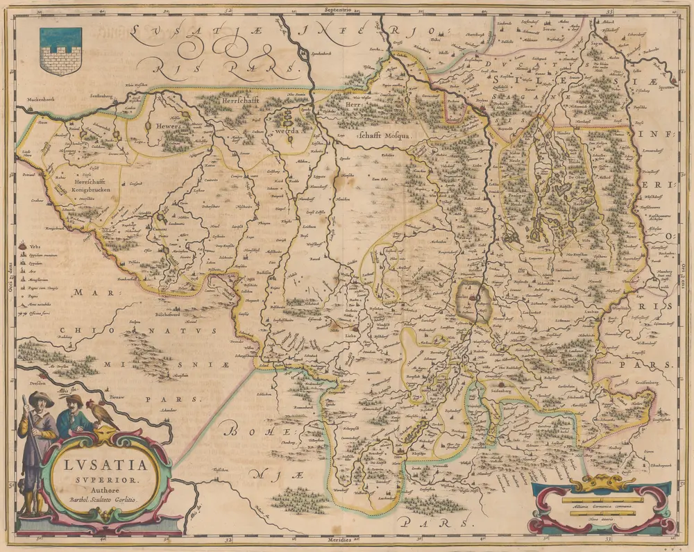 Lusatia Superior. [Karte], in: Novus Atlas, das ist, Weltbeschreibung, Bd. 1, S. 168.