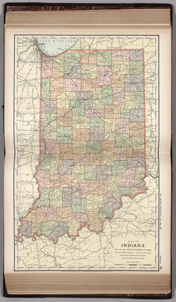 Map of Indiana. 63