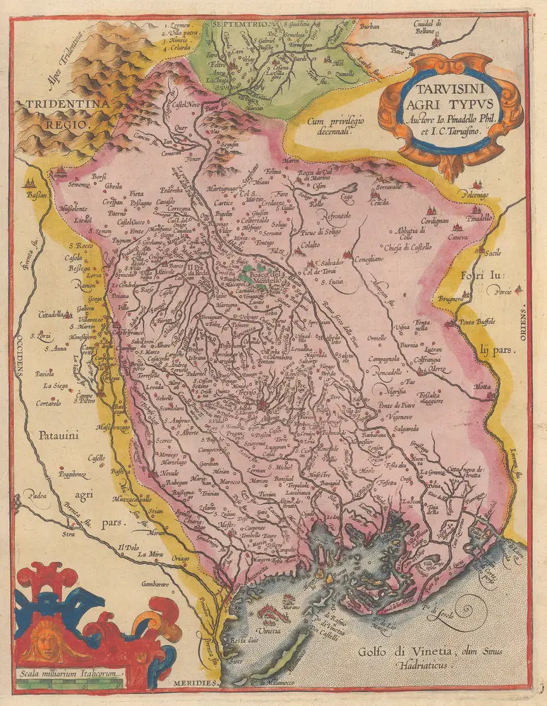 Tarvisini Agri Typus [Karte], in: Theatrum orbis terrarum, S. 211.