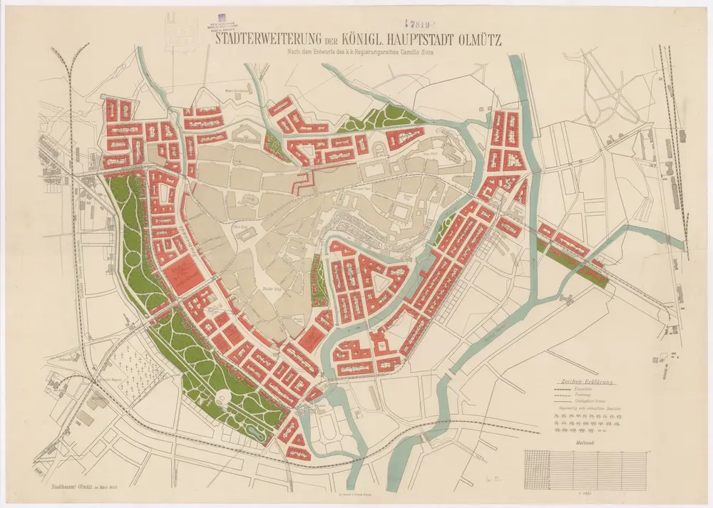 Stadterweiterung Der Königl. Hauptstadt Olmütz