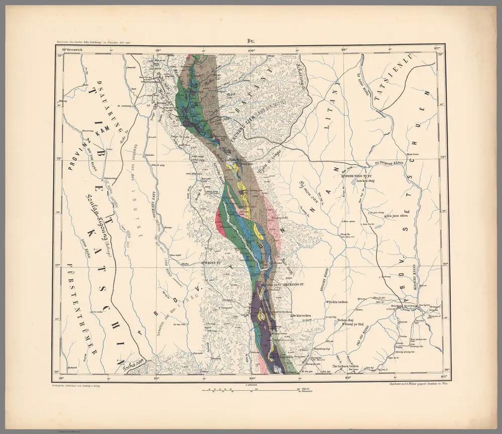 B. V: Geologcial map. Prov. Yunnan