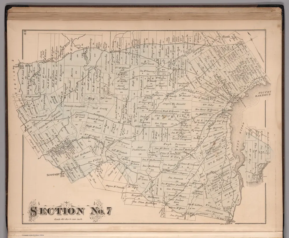 Section No. 7, Pictou County, Nova Scotia.