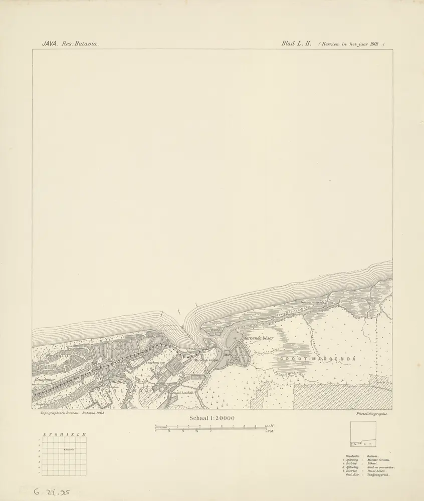 [Tjilintjing] : herzien in het jaar 1901 / Topographisch Bureau