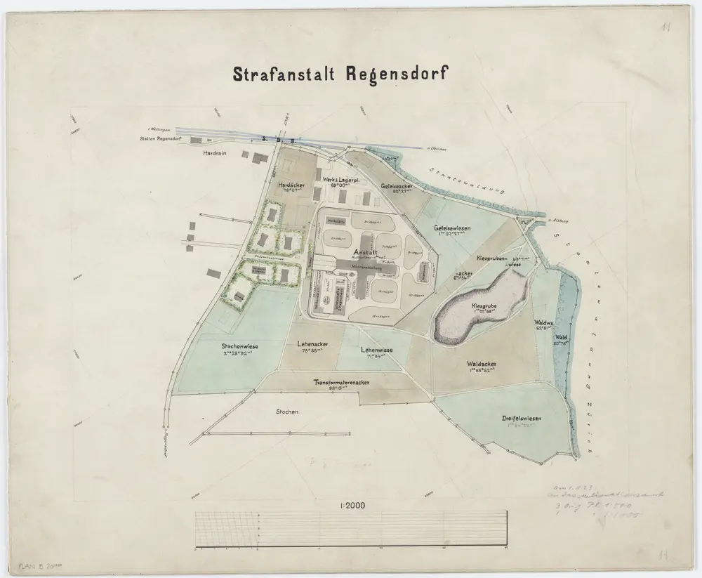 Regensdorf: Strafanstalt; Grundriss