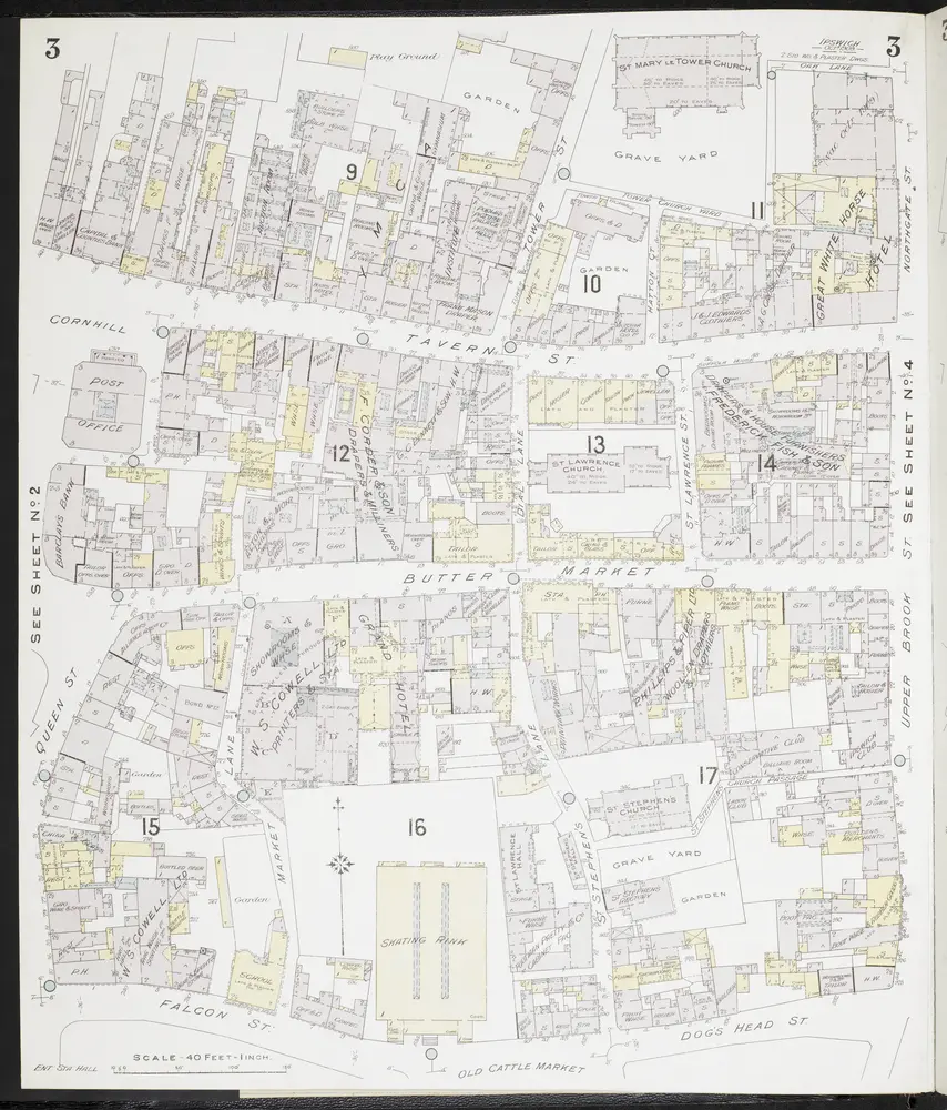 Insurance Plan of Ipswich, Suffolk: sheet 3