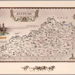 An historical and geographical map of the state of Kentucky