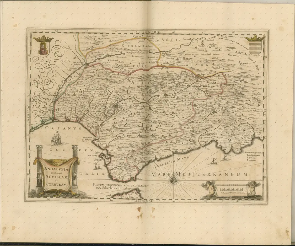 mapa z atlasu "Theatrvm orbis terrarvm, Sive Atlas novvs. Pars Secvnda."