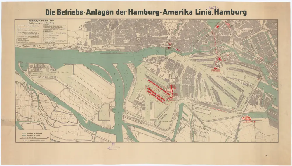 Die Betriebs-Anlagen der Hamburg-Amerika Linie, Hamburg