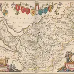 Cestria Comitatus Palatinus. [Karte], in: Theatrum orbis terrarum, sive, Atlas novus, Bd. 4, S. 381.