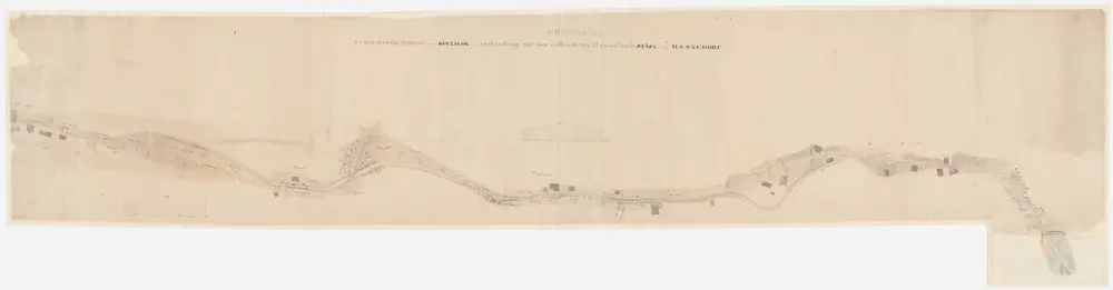 Grüningen, Oetwil am See: Projektierte Strasse von Binzikon über Heispel und Holzhausen bis Willikon; Situationsplan (Blatt 1)