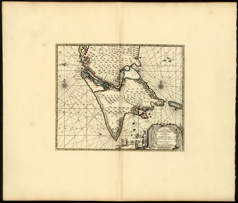 Atlas de l'Amerique Consistant en 46. Cartes hollandoises et angloises, mapa ze strany: [45]