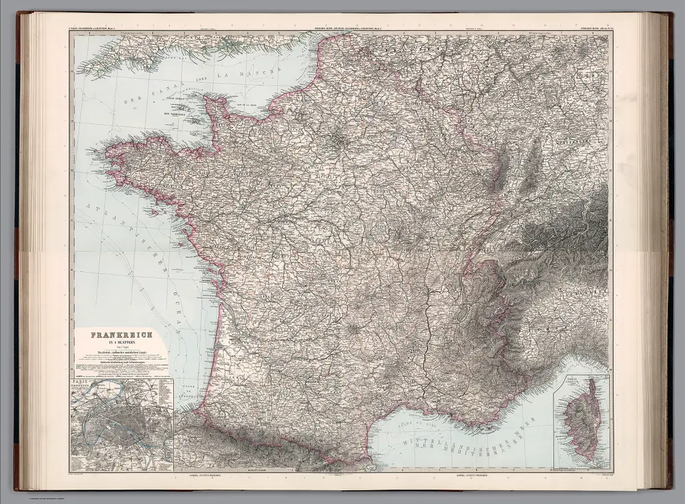 Composite Map:  28-31.  Frankreich in 4 Blaettern.