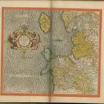 mapa z atlasu "Atlas Sive Cosmographicae Meditationes De Fabrica Mvndi Et Fabricati Figvra. Denuo auctos"