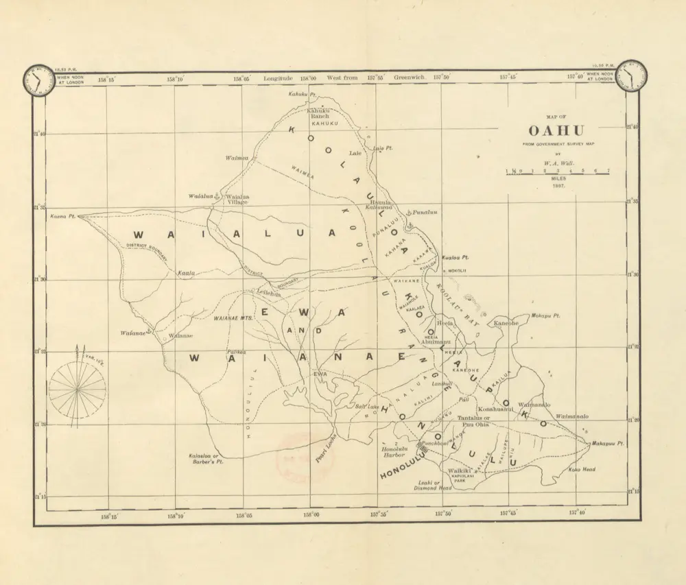 The Tourists' Guide through the Hawaian Islands, etc