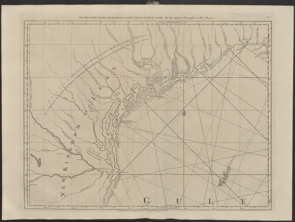 The Western coast of Louisiana and the coast of New Leon