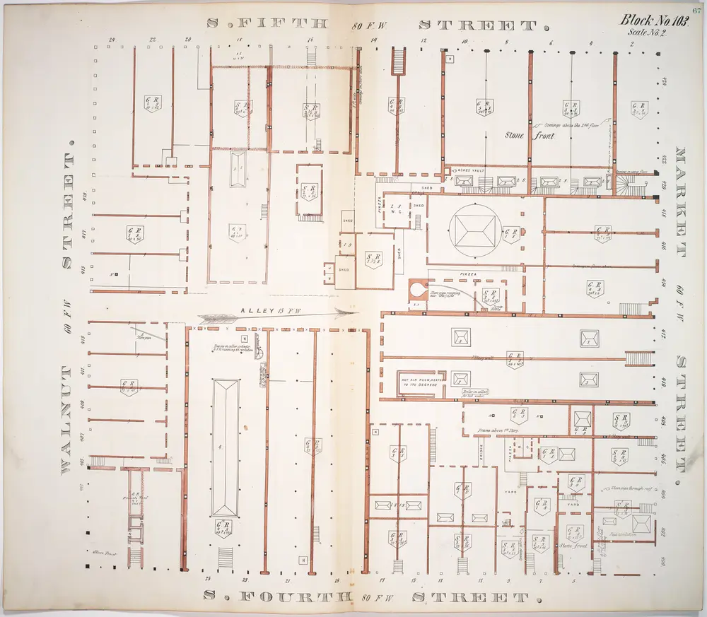 A. Whipple & Co.'s insurance map of St. Louis, Mo