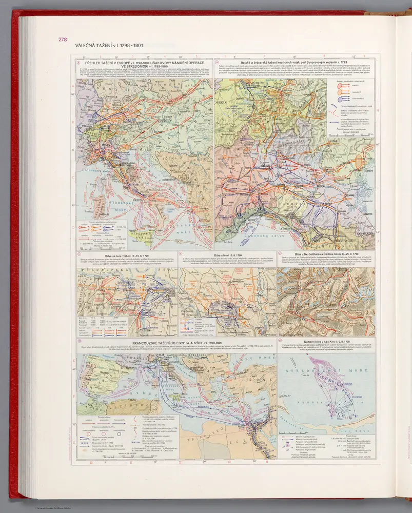 Válečná tažení v I. 1798 - 1801 = War campaigns in I. 1798 - 1801