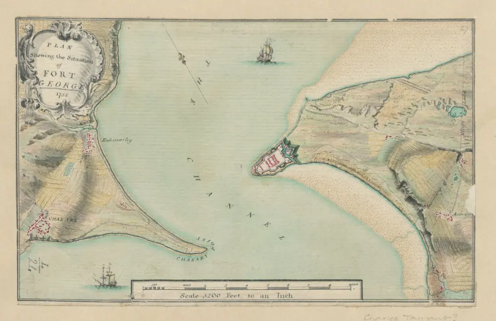 A PLAN Shewing the Situation of FORT GEORGE 1752.