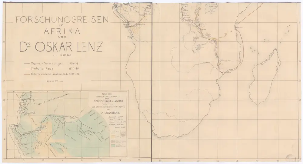 Forschungsreisen in Afrika von Dr. Oskar Lenz