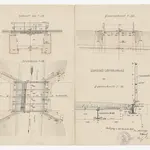 Sternenberg: Projektierte Brücke über den Steinenbach im vorderen Kohlboden; Grundriss und Schnitte