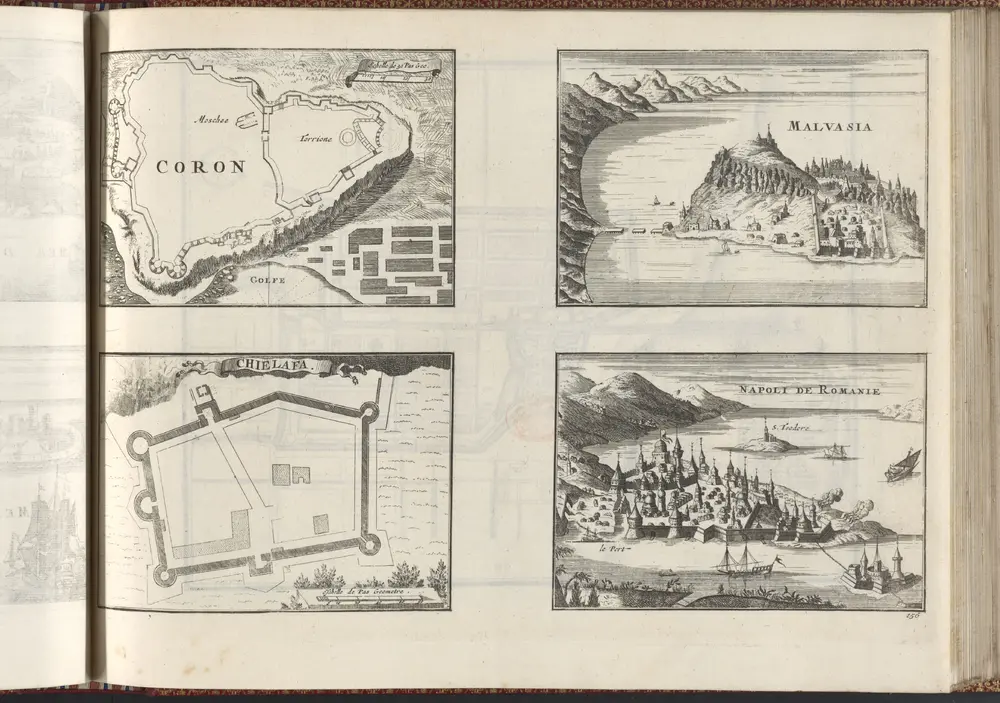 Les forces de l'Europe, Asie, Afrique et Amerique, ou description des principales villes, avec leurs fortifications :